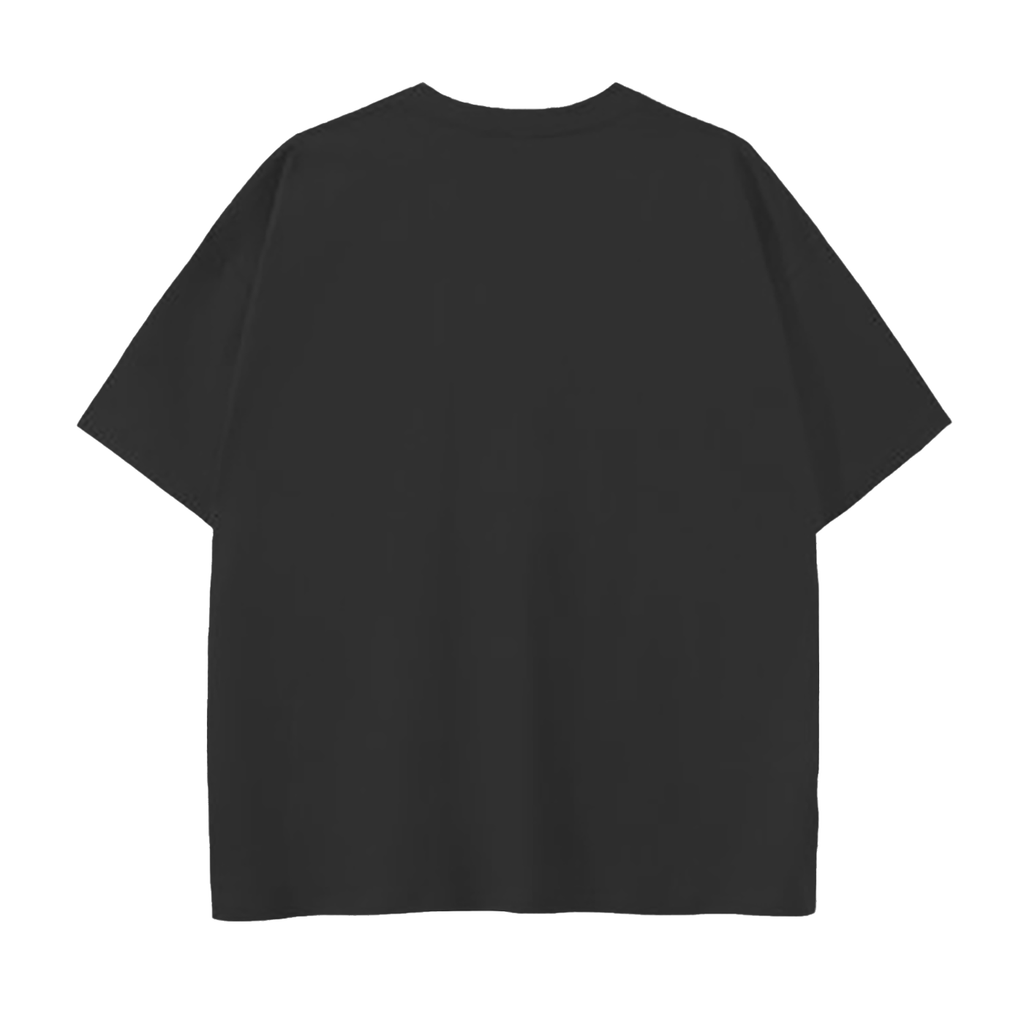 Aphex Dead Bootleg Black Print Drop Shoulder Cotton T-Shirt