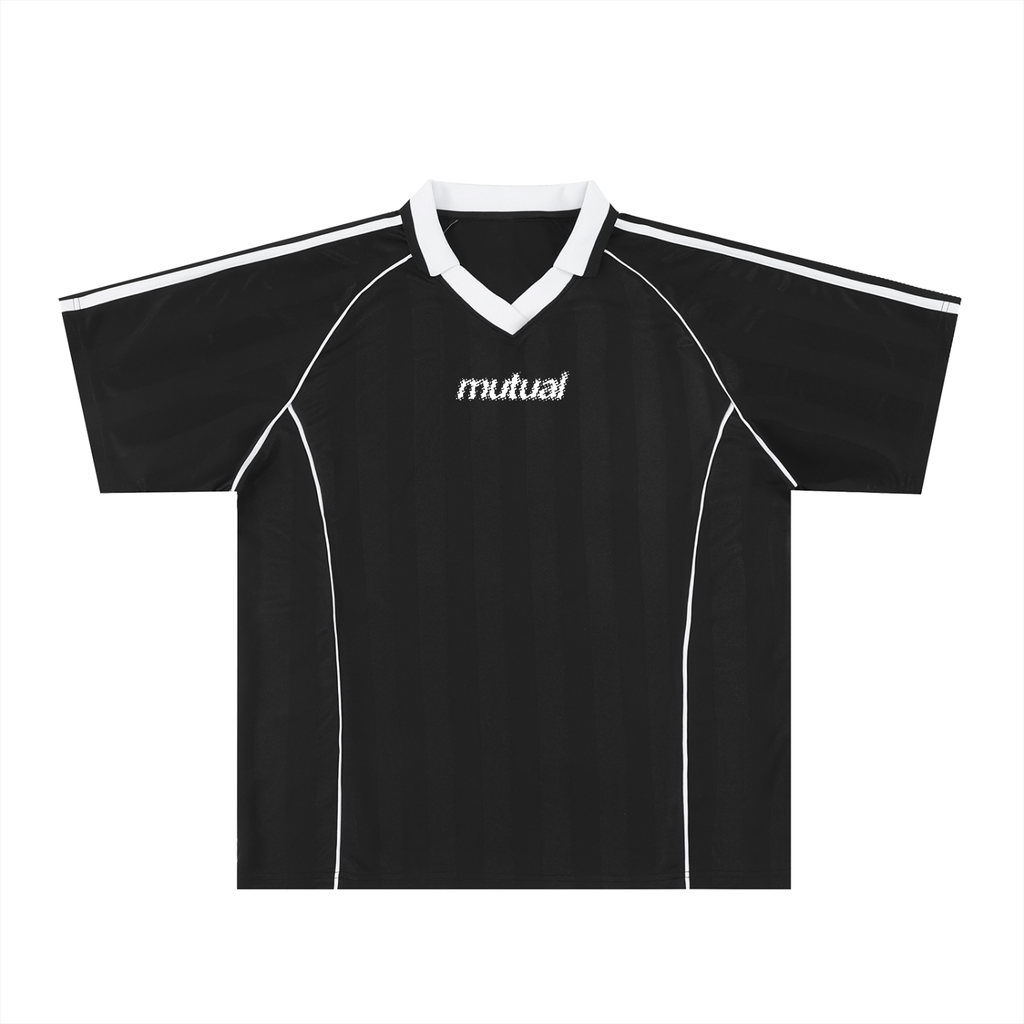 909 Shadow Stripe Collared Soccer Jersey