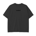 Boston Techno Black Print Drop Shoulder Cotton T-Shirt
