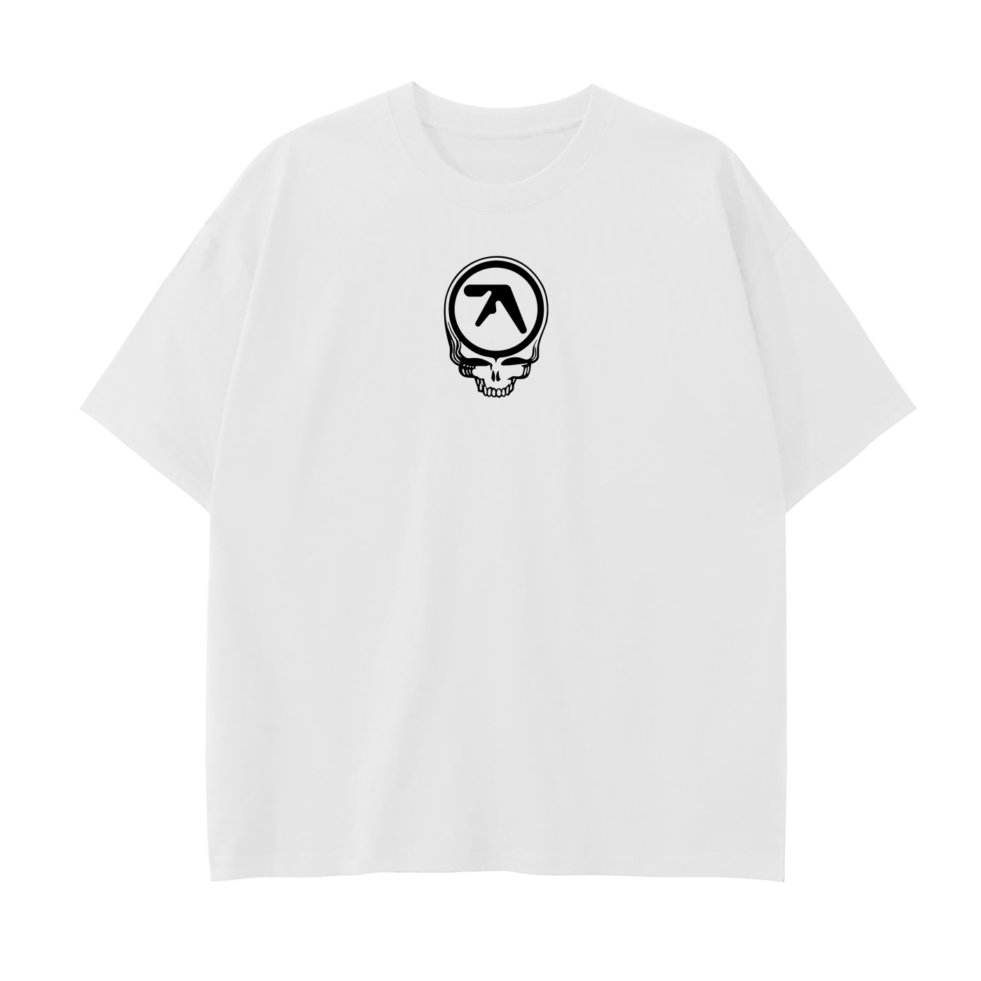 Aphex Dead Bootleg Black Print Drop Shoulder Cotton T-Shirt