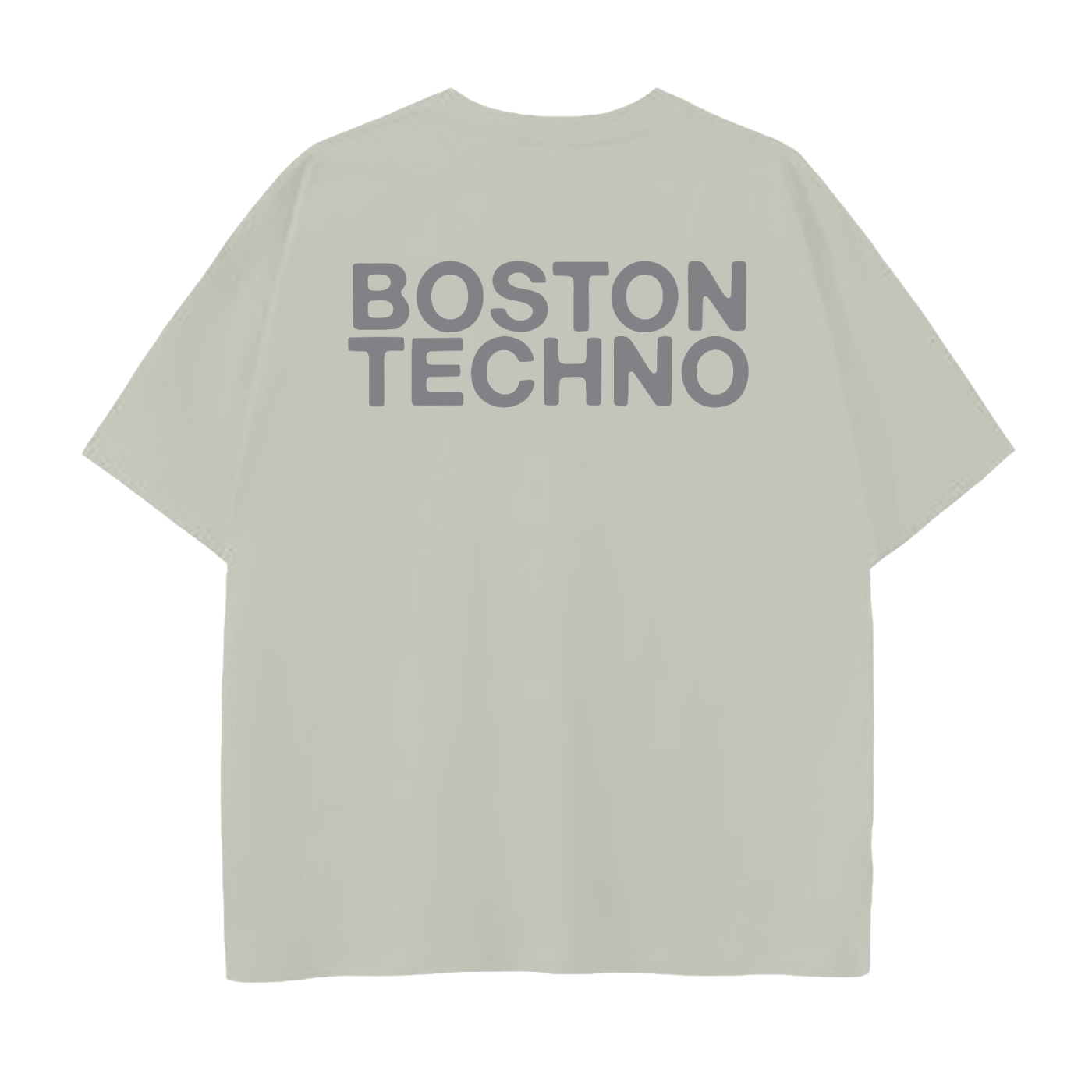 Boston Techno Carbon Print Drop Shoulder Cotton T-Shirt