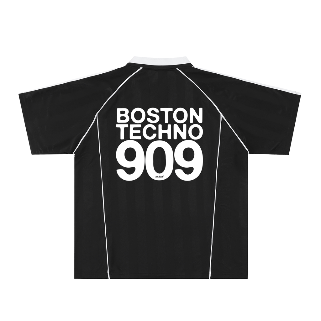 909 Shadow Stripe Collared Soccer Jersey