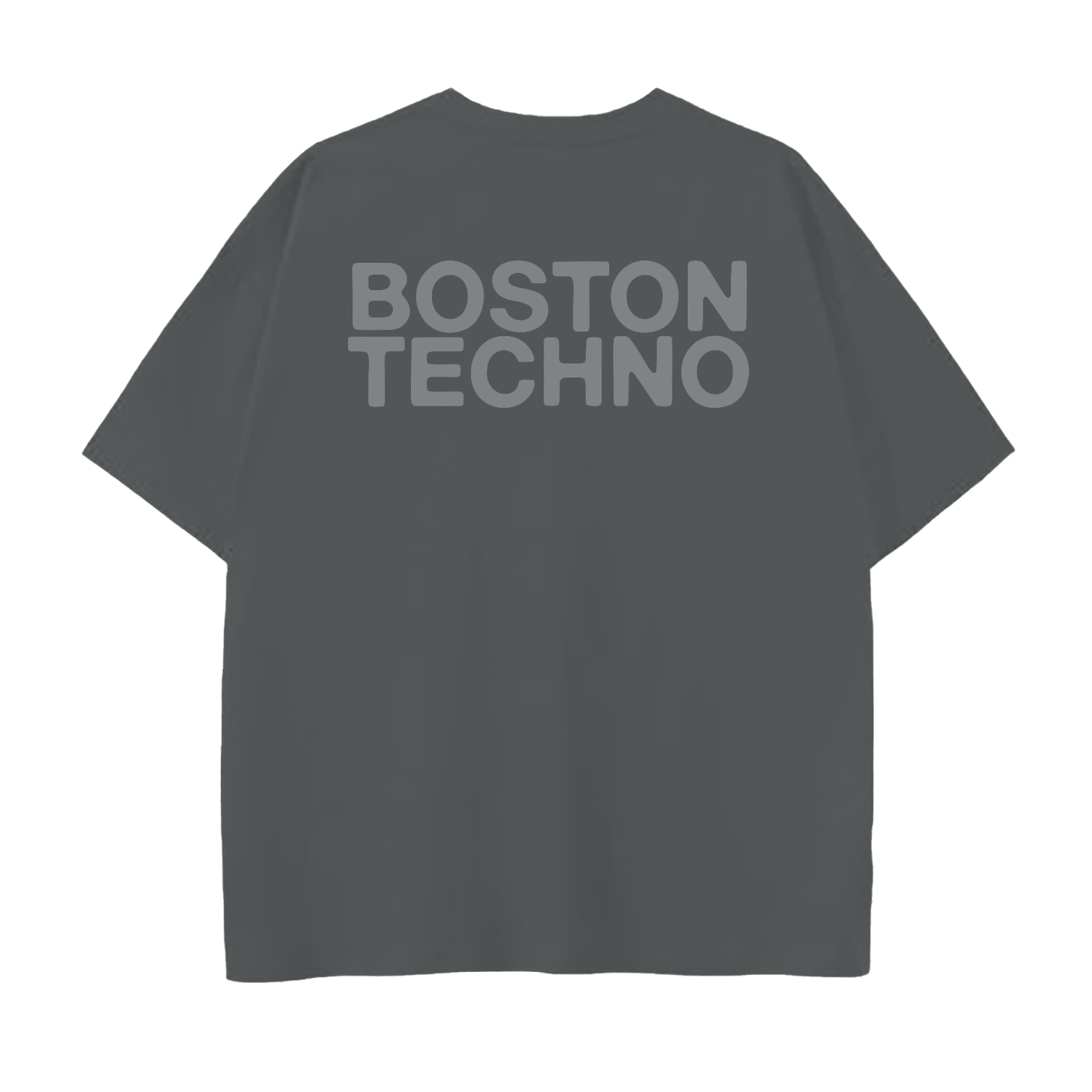Boston Techno Carbon Print Drop Shoulder Cotton T-Shirt